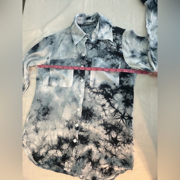 Nordstrom Tie Dye Button Up Top Size Small/Medium Whimsigoth - Picture 8 of 9